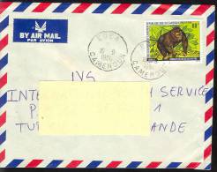 Cameroun 1980 - Gorila, Postage Used Cover In Finnland - Gorilles