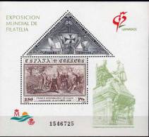 Entdeckung Amerika 1992 Spanien Block 44 ** 8€ Kolumbus Flotte Santa Maria Blocchi History Bloc Ship Sheet M/s Bf Espana - Blocks & Sheetlets & Panes