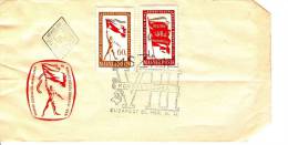 HUNGARY - 1959.FDC - 7th Congress Of The Hungarian Socialist Workers´ Party (Flag) Mi 1640-1641 II. - FDC