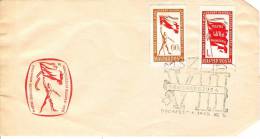 HUNGARY - 1959.FDC - 7th Congress Of The Hungarian Socialist Workers´ Party (Flag) Mi 1640-1641 III. - FDC