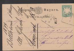 Ganzsachen P 6 ,Stempel Bellheim  2.6 (3126) - Interi Postali