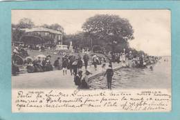 COWES  -  THE  GREEN.  -  1903  - BELLE CARTE PRECURSEUR ANIMEE - - Cowes