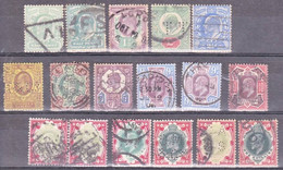 PETIT LOT D´OBLITERES Au TYPE EDOUARD VII  - COTE YVERT > 400 EUR. - Used Stamps