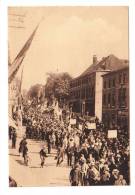 CPA Binche Belgique - Congrès Eucharistique 1928 - Religion Cortège Groupes Paroissiaux - Animée Neuve État TB - 2 Scans - Binche