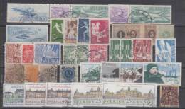 Sweden Airplanes,sport,ship,architecture USED - Used Stamps