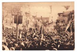 CPA Binche Belgique - Congrès Eucharistique 1928 - Religion - Salut Pontifical - Animée Neuve État TB 2 Scans - Binche