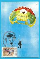 C.P.Maximum Roumanie - Parachutisme 1987 - Parachutting