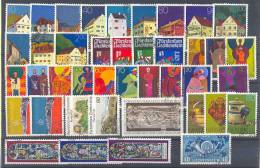 Liechtenstein 8 Complete Series & 3 Single Stamps 1949-1978 USED - Gebraucht