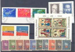 Liechtenstein 4 Complete Series & Mini Sheet USED - Gebraucht