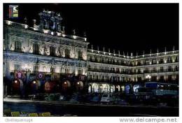 SALAMANCA PLAZA MAYOR MAIN SQUARE NUIT VOITURE 2CV CITROEN 4L DAUPHINE RENAULT AUTOCARANNEE 50 ANIMATION - Salamanca