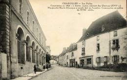 71-SAONE ET LOIRE- CHAROLLES   LES HALLES  ÉCRITE  &#139;(&#149;¿&#149; )&#155; - Charolles