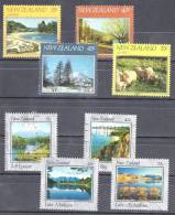 New Zealand 1982, 1983 Scenes - Views 2 Sets Of 4 Used - Used Stamps