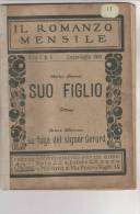 RA#12#14 IL ROMANZO MENSILE N.6 - 1904 C. Laurent SUO FIGLIO - A.Morrison LA FUGA DEL SIGNOR GERARD - Thrillers