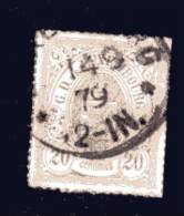 LUXEMBOURG -    N°  19  -  Y & T - O - Cote 8 € - 1859-1880 Stemmi