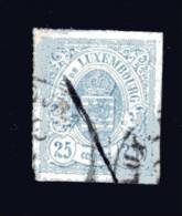 LUXEMBOURG -    N°  20  -  Y & T - O - Cote 16 € - 1859-1880 Coat Of Arms