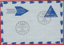 Aerogramme Luftpost FDC, 1er Entier Postal FDC 19.iii.62 - Eerste Vluchten