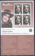 Sweden 2005 Facit SS 3 Facit # 2508. Greta Garbo, MNH (**) - Blocs-feuillets