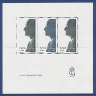 Sweden 2006 Facit # 2543-2544 BL 19.  60th Birthday Of Carl XVI Gustaf, MNH (**) - Nuevos