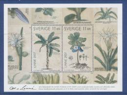 Sweden 2007 Facit # 2610-2611 BL 21. Linné 2007, MNH (**) - Unused Stamps
