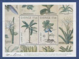 Sweden 2007 Facit # 2610-2611 BL 21. Linné 2007, MNH (**) - Ungebraucht