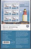 Sweden 2007 Facit # 2592 SS 7, Pnr 70806 Cyl 2. 100th Anniv. Of The Sea Rescue Society, MNH (**) - Blocs-feuillets