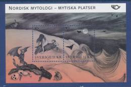 Sweden 2008 Facit # 2656-2657 BL 24. Mythical Places, MNH (**) - Unused Stamps