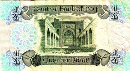 IRAQ 1/4 Dinar 1979 Occasion TTB - Irak