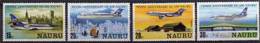 ILE NAURU. Boeing 727, Boeing 737, Fokker-Friendship, Falcon. Yv.# 207/10.  4 T-p Neufs ** - Nauru