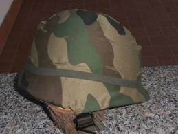 ELMETTO US ARMY - M1 Ground Troops Con Telino Mimetico Continental - Casques & Coiffures