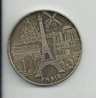 MONNAIE DE PARIS - 75 - PARIS - DIVERS MONUMENTS - 2010 - SUP à FDC - 15 Grammes - Diamètre 33 M/m - 2010