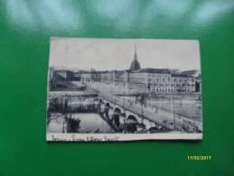 1935 Edizione  A.Diena Torino  Piazza Vittorio Veneto Tram Ponte Animata - Andere Monumenten & Gebouwen