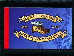 ALDERNEY - 2005  BATTLE OF TRAFALGAR  PRESTIGE BOOKLET   MINT NH - Alderney