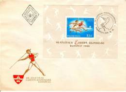 HUNGARY - 1966.FDC Sheet -  8th European Athletic Championships,Budapest III. - FDC