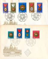 HUNGARY - 1966. FDC - Orders Cpl.Set  Mi:2222-2230. - FDC