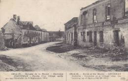 (XXI) Environ D'Esternay - Entrée D'un Village Après L'incendie Du 6/09/1914 - Esternay
