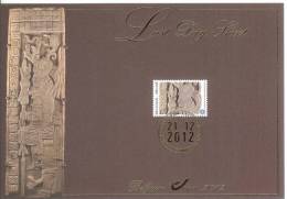 Last Day Sheet - Calendrier Maya 2012 - De Maya Kalender - COB 4194 - Numéro 01029 - Souvenir Cards - Joint Issues [HK]