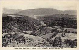 Maryland Oakland Mountains & Valley From State Highway Albertype - Andere & Zonder Classificatie