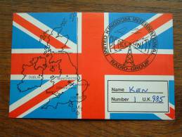 United Kingdom Int. Radio Group / Peace Unity ( Ken )  ( U.K. ) Anno +/- 1982 ( Zie Foto Voor Details ) - CB