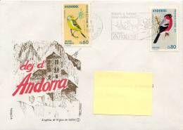 Env.Circule ANDORRE FR  SERIE  1974 NATURE - Lettres & Documents