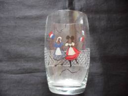 Verre A Biere Emaille Alsace Lorraine - Bicchieri