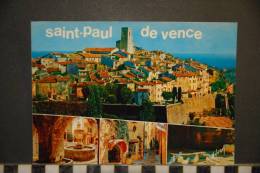CP, 06, Saint Paul De Vence La Fontaine Vieille Rue Les Colombes Editions Yvon - Saint-Paul
