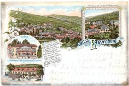 Elgersburg, Farb-Litho, Frühe Karte, 1896 - Elgersburg
