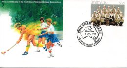 AUSTRALIE. Entier Postal Avec Oblitération 1er Jour De 1985. Hockey Sur Gazon. - Jockey (sobre Hierba)