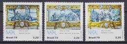 Brazil 1979 Mi. 1746-48 Weihnachten Christmas Jul Noel Natale Navidad Portugiesische Kacheln Complete Set MNH** - Unused Stamps