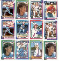 12 BASEBALL EXPOS TOPPS 1989 - Verzamelingen