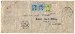 EGYPT - 1942 INTERESTING CENSORED COVER From ISMAILIA To PRETORIA - TRANSVAAL - Stamp Missing In Transit - Brieven En Documenten