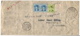 EGYPT - 1942 INTERESTING CENSORED COVER From ISMAILIA To PRETORIA - TRANSVAAL - Stamp Missing In Transit - Briefe U. Dokumente
