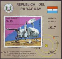 PARAGUAY - MARSAUTO - MARS CAR  - **MNH - 1977 - Amérique Du Sud