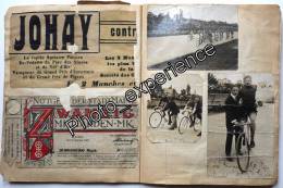 Lot Album Carte Photo Document Cyclisme Sport Vélo Bike Fahrrad 1914 1975 - Ciclismo