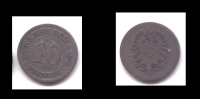 10 PFENNIG 1875 A - 10 Pfennig